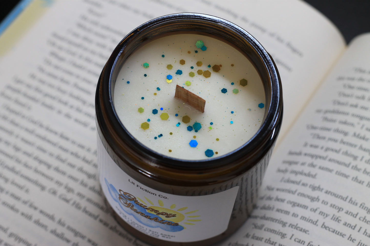 Grumpy/Sunshine Trope Candle