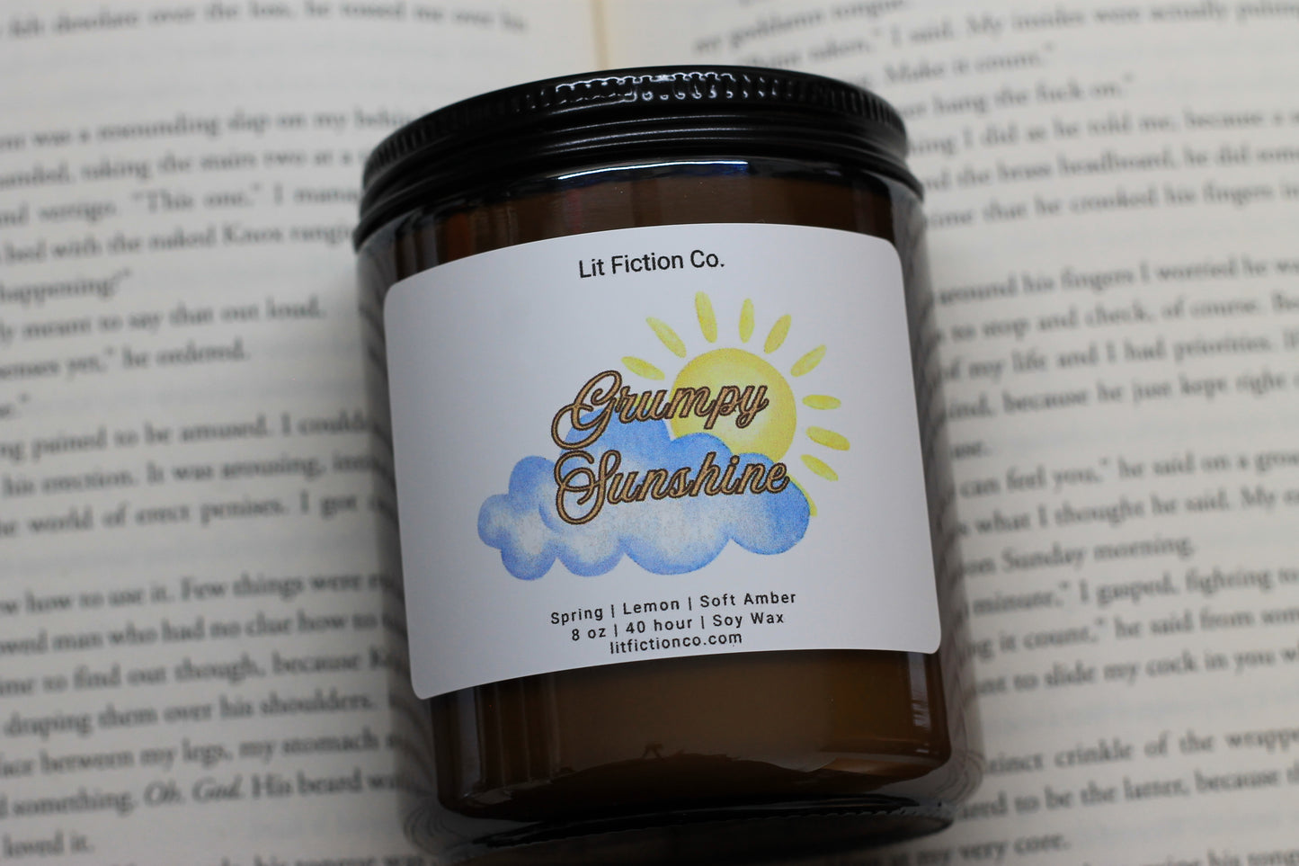 Grumpy/Sunshine Trope Candle