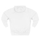 Graphic Hooded Sweatshirt — Monochrome Three-Panel Face Print