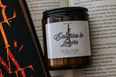Enemies to Lovers | Black Cherry Scarlet Noir Candle | Romance Book Candle | 8 oz Wood Wick