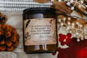 Damon Salvatore Candle | Vampire Diaries Inspired | Bookish Soy Candle with Tobacco, Vanilla & Woods | 8 oz Wood Wick