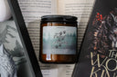 Fated Mates | Wolf Shifter Candle | Leather + Pine + Smoky Amber | 8 oz Wood Wick Bookish Candle