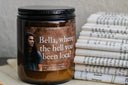 Bella, Where the Hell You Been, Loca? | Twilight Inspired Candle | Caramel, Sticky Dates & Vanilla | 8 oz Soy Wood Wick