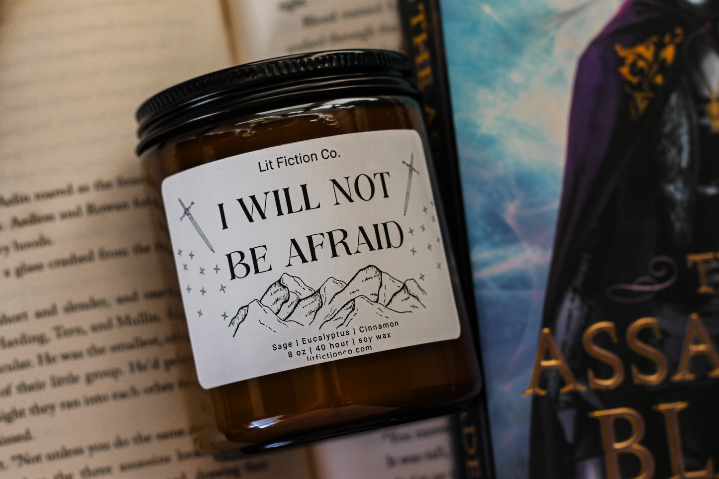 I Will Not Be Afraid Candle