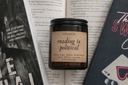 Reading Is Political Candle
