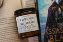 I Will Not Be Afraid Candle