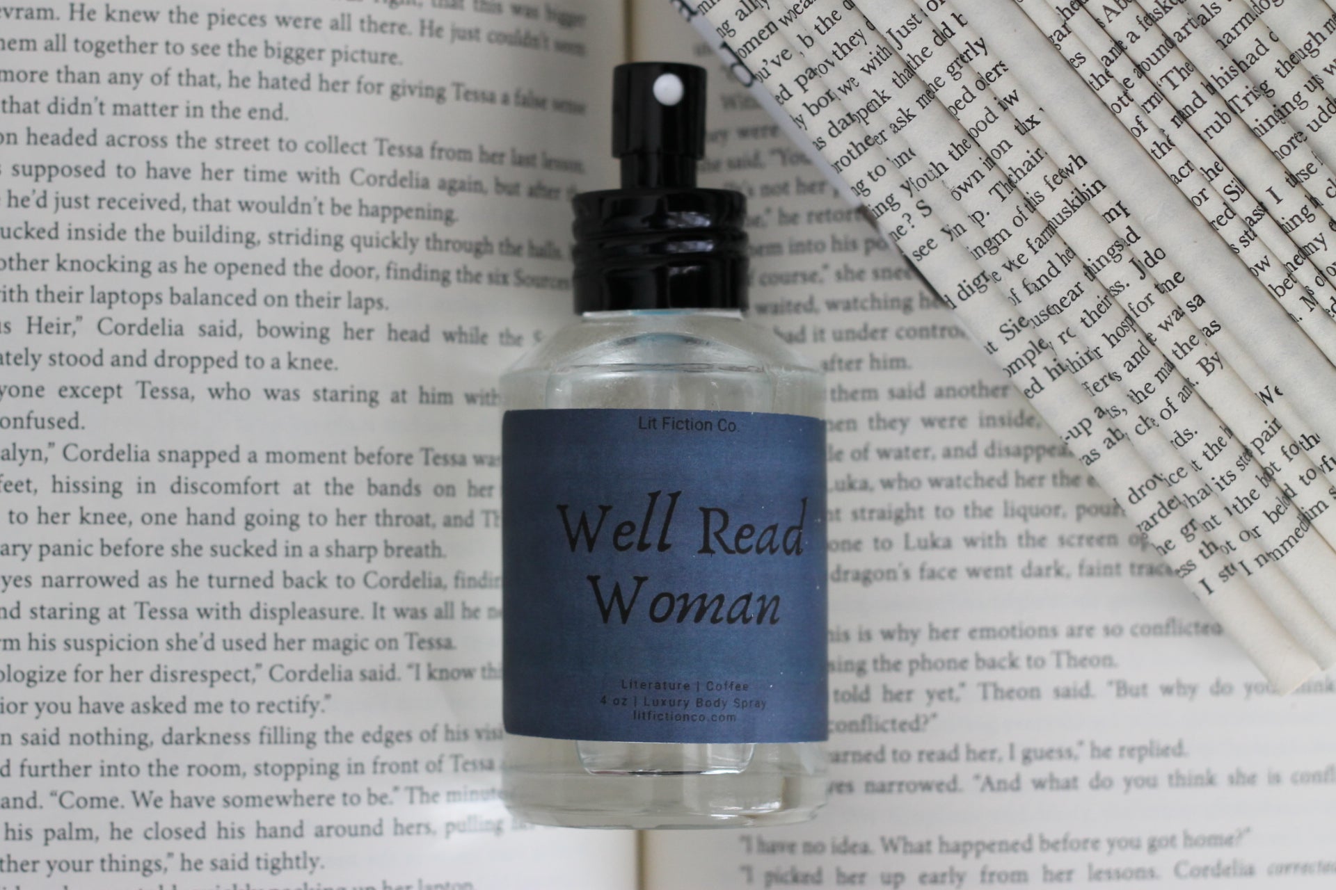 Well Read Woman Body Mist | Coffee, Cream & Library Books Scent | 4 oz ...